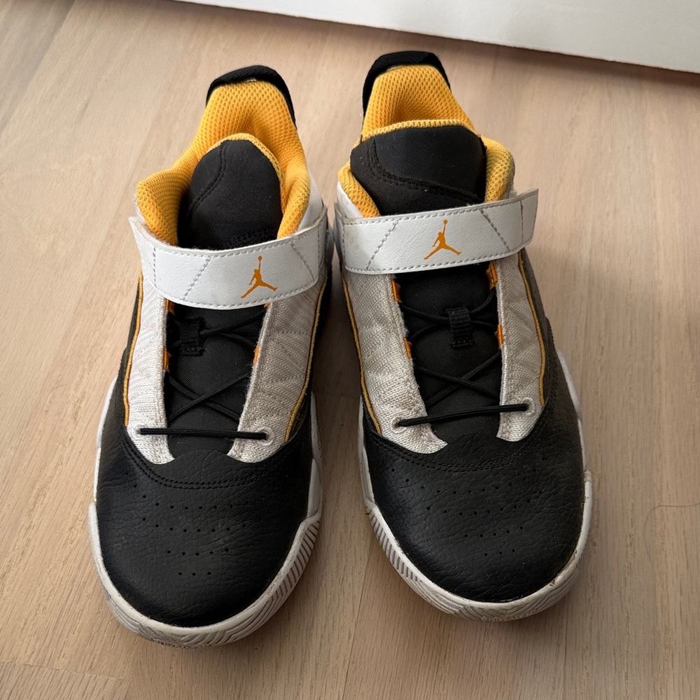 Kids Black and Yellow Jordan’s